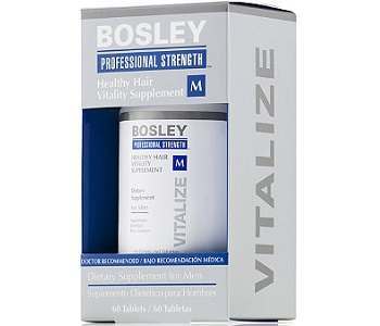 Bosley Professional Strength Healthy Hair Vitality Supplement for Men Review - For Hair Growth