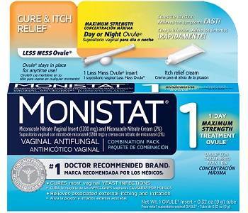 Monistat 1 Complete Therapy Vaginal Antifungal Review - For Relief From Yeast Infections