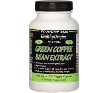 Healthy Origins Green Coffee Bean Extract Weight Loss Supplement Review