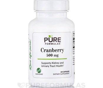 Pure Formulas Cranberry Review - For Relief From Urinary Tract Infections