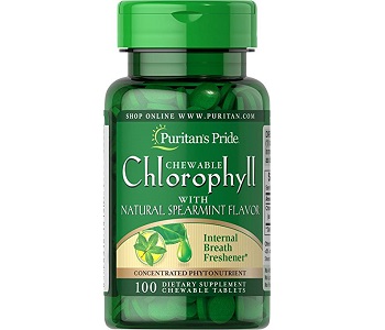 Puritan's Pride Chewable Chlorophyll Review Puritan's Pride Chewable Chlorophyll Review - For Bad Breath And Body Odor