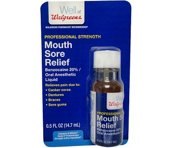 Walgreens Instant Mouth Sore Relief Liquid Review - For Relief From Mouth Ulcers And Canker Sores