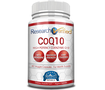 ResearchVerified CoQ10 High Potency Coenzyme Q10 Review - For Cognitive And Cardiovascular Support