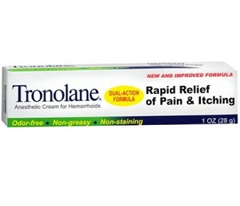 Tronolane Anesthetic Cream For Hemorrhoids Review Tronolane Review - For Relief From Hemorrhoids