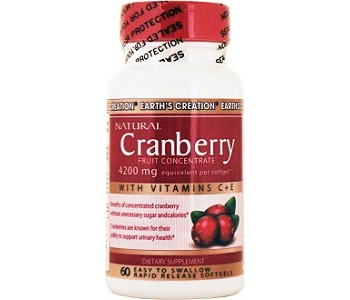 Earth Creation Natural Cranberry Review Earth Creation Natural Cranberry Review - For Relief From Urinary Tract Infections