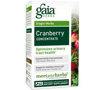 Gaia Herbs Cranberry Concentrate Review - For Relief From Urinary Tract Infections