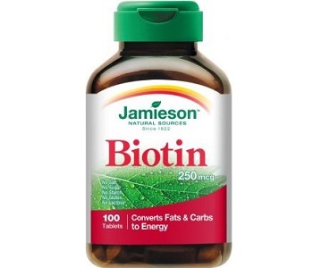 Jamieson Vitamins Biotin Review - For Hair Loss, Brittle Nails and Problematic Skin