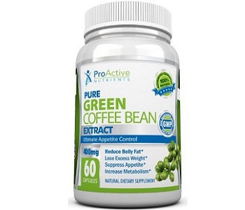 Proactive Nutrients Green Coffee Bean Weight Loss Supplement Review