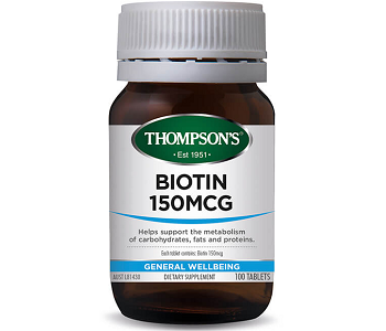 Thompsons Nutrition Biotin Review Thompson Nutrition Biotin Review - For Hair Loss, Brittle Nails and Problematic Skin